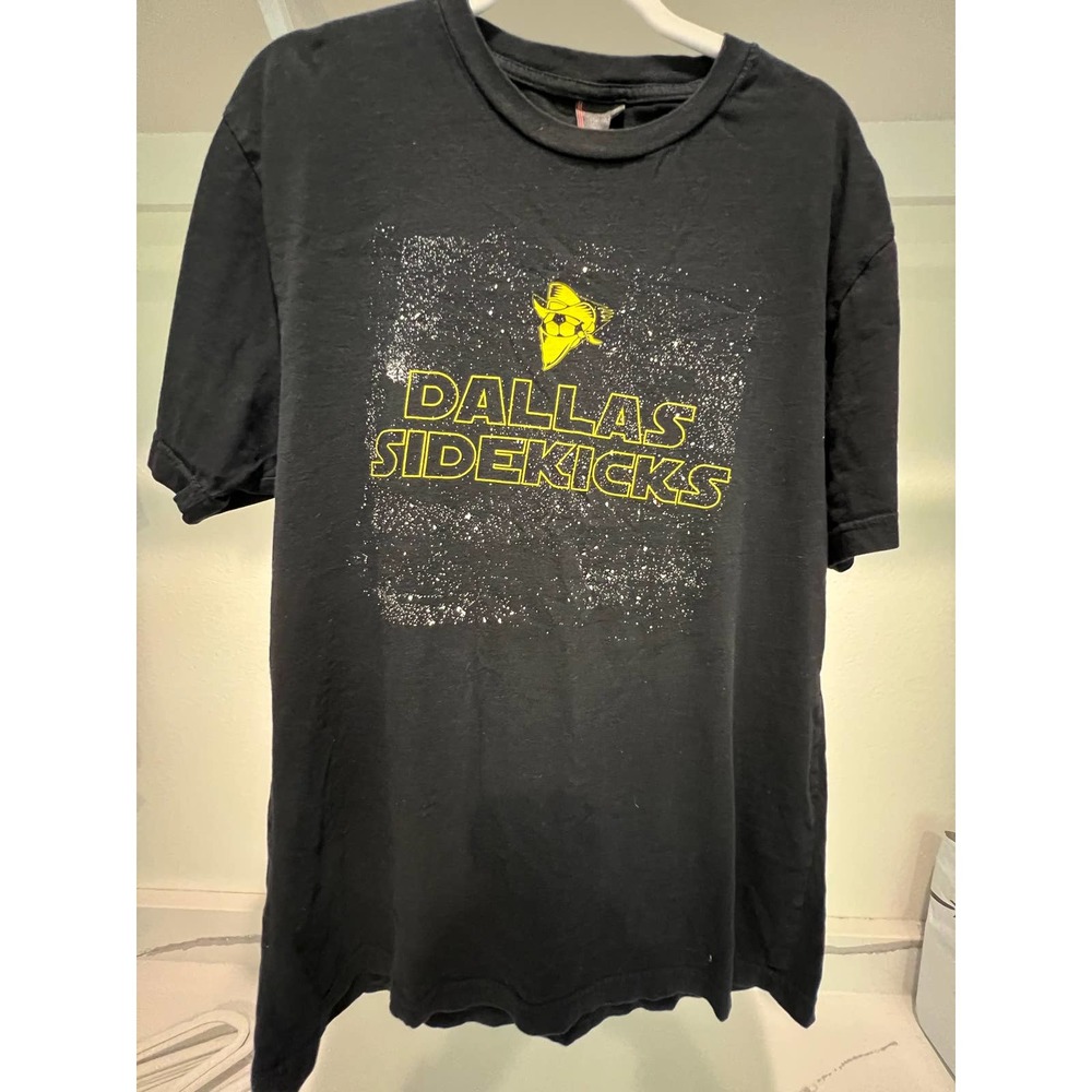 LBS Dallas Sidekicks T Shirt Size Large Black Star Wars Single Stitch